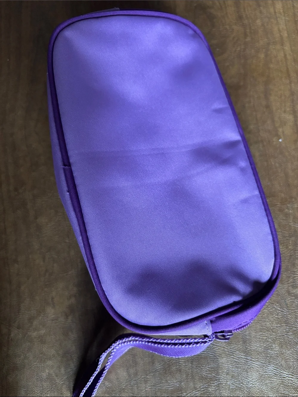 Avon Curves Purple Travel Cosmetic Pouch